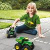 TOMY John Deere Monster Treads Traktor mit Sound und Rüttelfunktion (42932) Spielzeug-Fahrzeuge