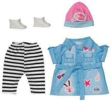 BABY born Deluxe Jeans Kleid 43 cm Puppen