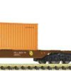 Modelleisenbahnen Fleischmann Container-Doppeltragwagen, GYSEV CARGO (825340)