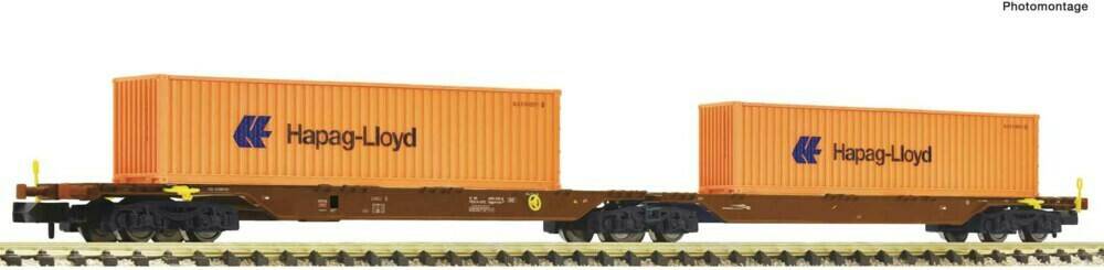 Modelleisenbahnen Fleischmann Container-Doppeltragwagen, GYSEV CARGO (825340)