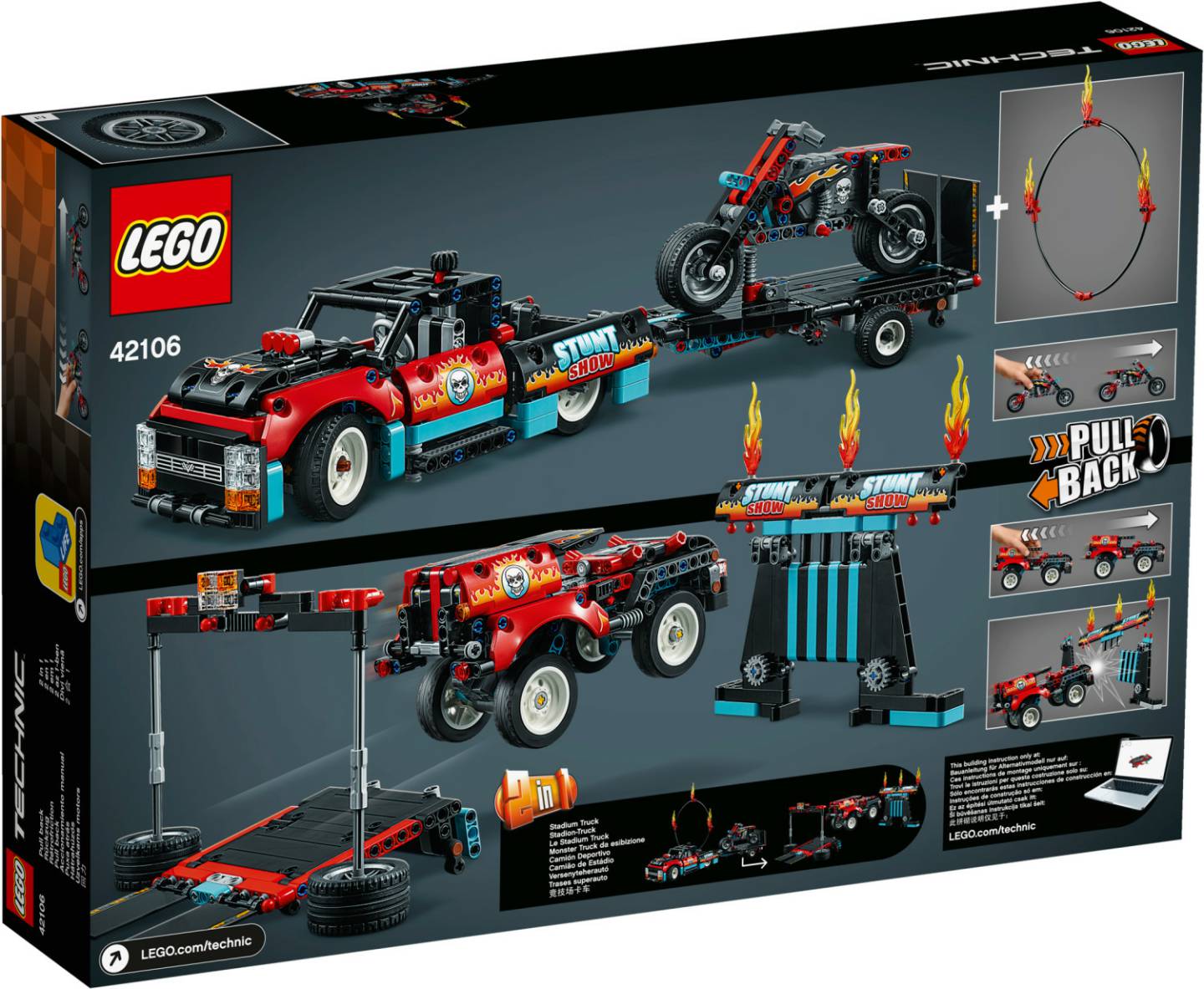 LEGO LEGO Technic - Stunt-Show mit Truck und Motorrad (42106)