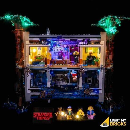 Baukästen & Bausteine Light My Bricks Licht Set für Stranger Things The Upside Down 75810