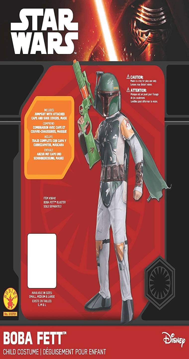 Rubie's Star Wars - Boba Fett (610701) Kinderkostüme