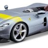 BBurago Modellauto - Ferrari Monza SP1 Signature Edition (silber Maßstab 1:43) Modellfahrzeuge