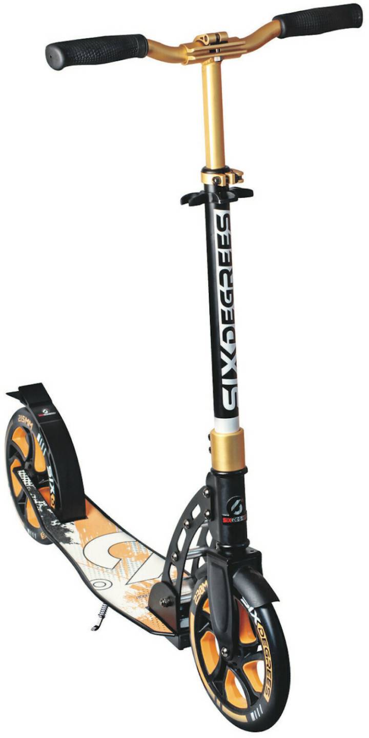 Six Degrees Aluminium Scooter 230/215 mmgold Kinderroller