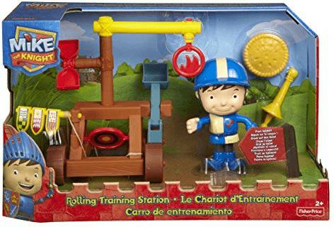 Fisher-Price Mike der Ritter - Rollende Übungsstation Sammelfiguren