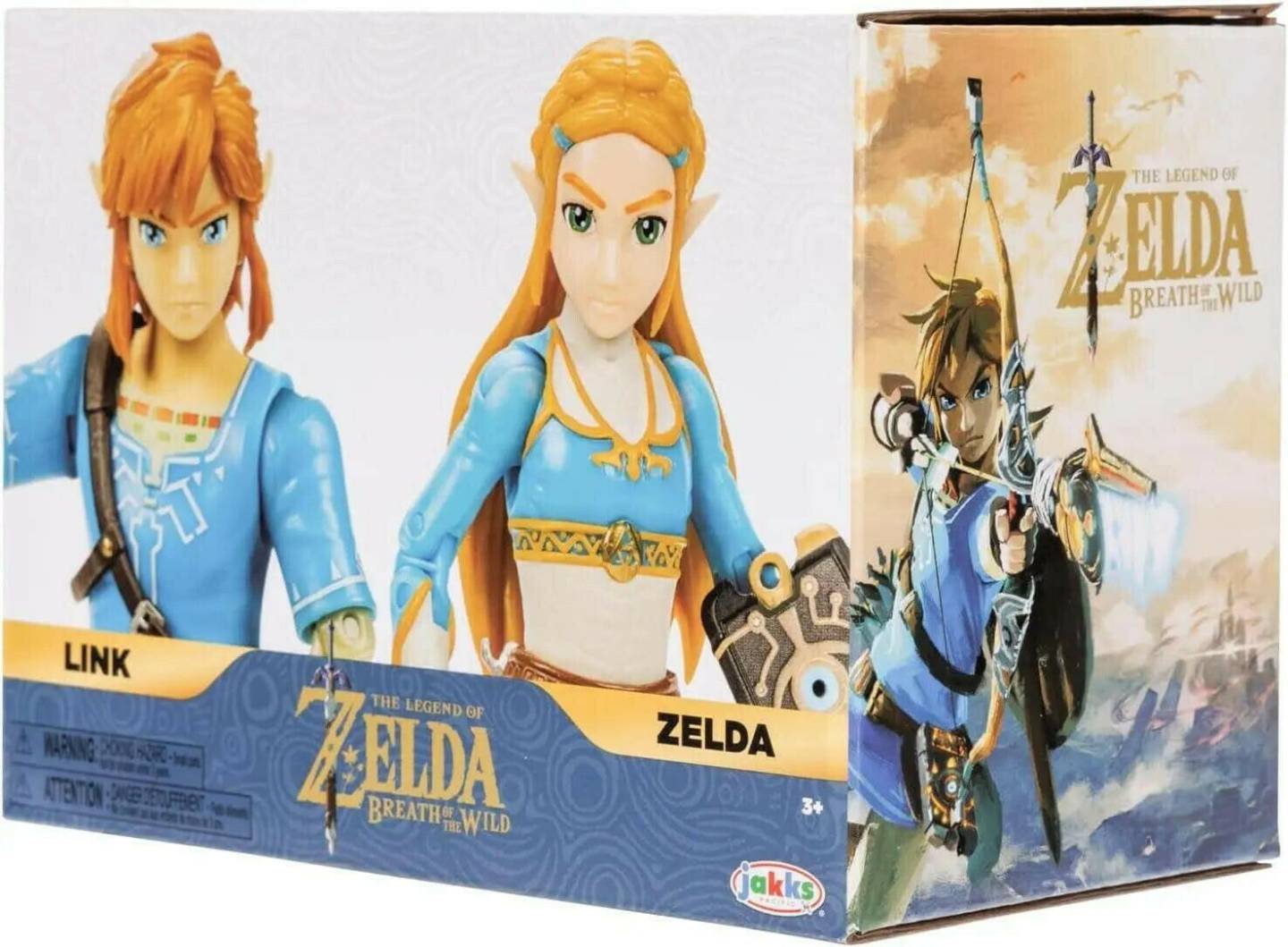 Bandai The Legend of Zelda 2er-Pack Prinzessin Zelda & Link 10cm Sammelfiguren