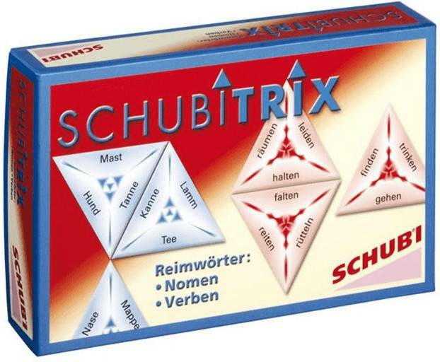 Schubi Schubitrix Reimwörter - Nomen Verben Lernspielzeuge