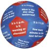 TimeTEX Lernspiel-Ball "Pello" - Zeit und Wochentage Englisch (90303) Lernspielzeuge