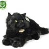 Rappa Plüschkatze schwarz liegend 30 cm Kuscheltiere