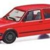 Modellfahrzeuge Herpa VW Golf II Gti tornadorot metallic (430838-004)