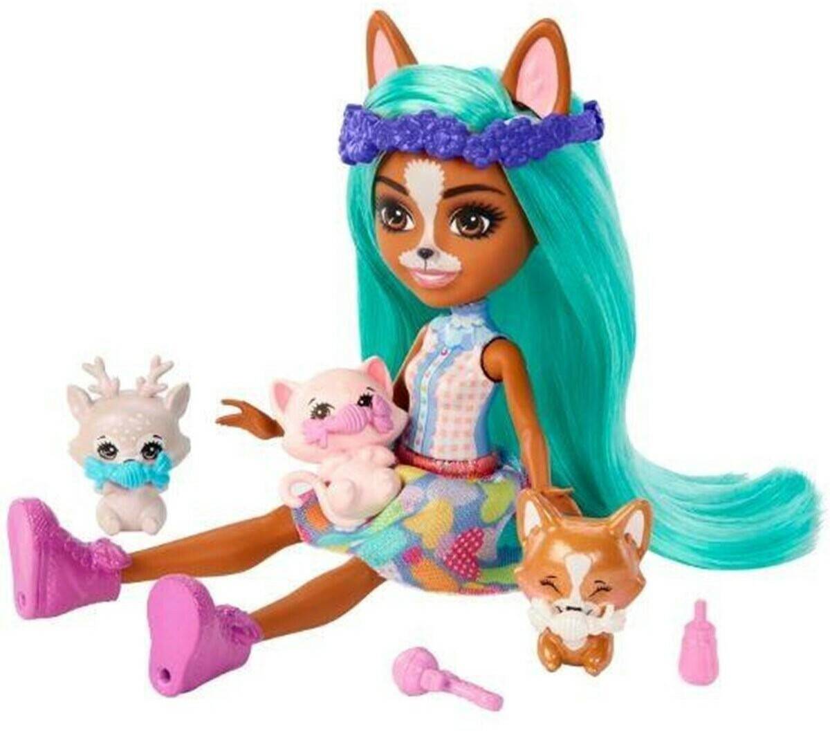 Mattel Enchantimals Minipuppe Baby Best FriendsCrizia Corgi und Show (HLK86) Mattel Enchantimals Minipuppe Baby Best Friends