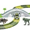 Spielzeug-Fahrzeuge Amewi Magic Traxx Dino-Park mit Brücke miniset 108-Teilig (100652)