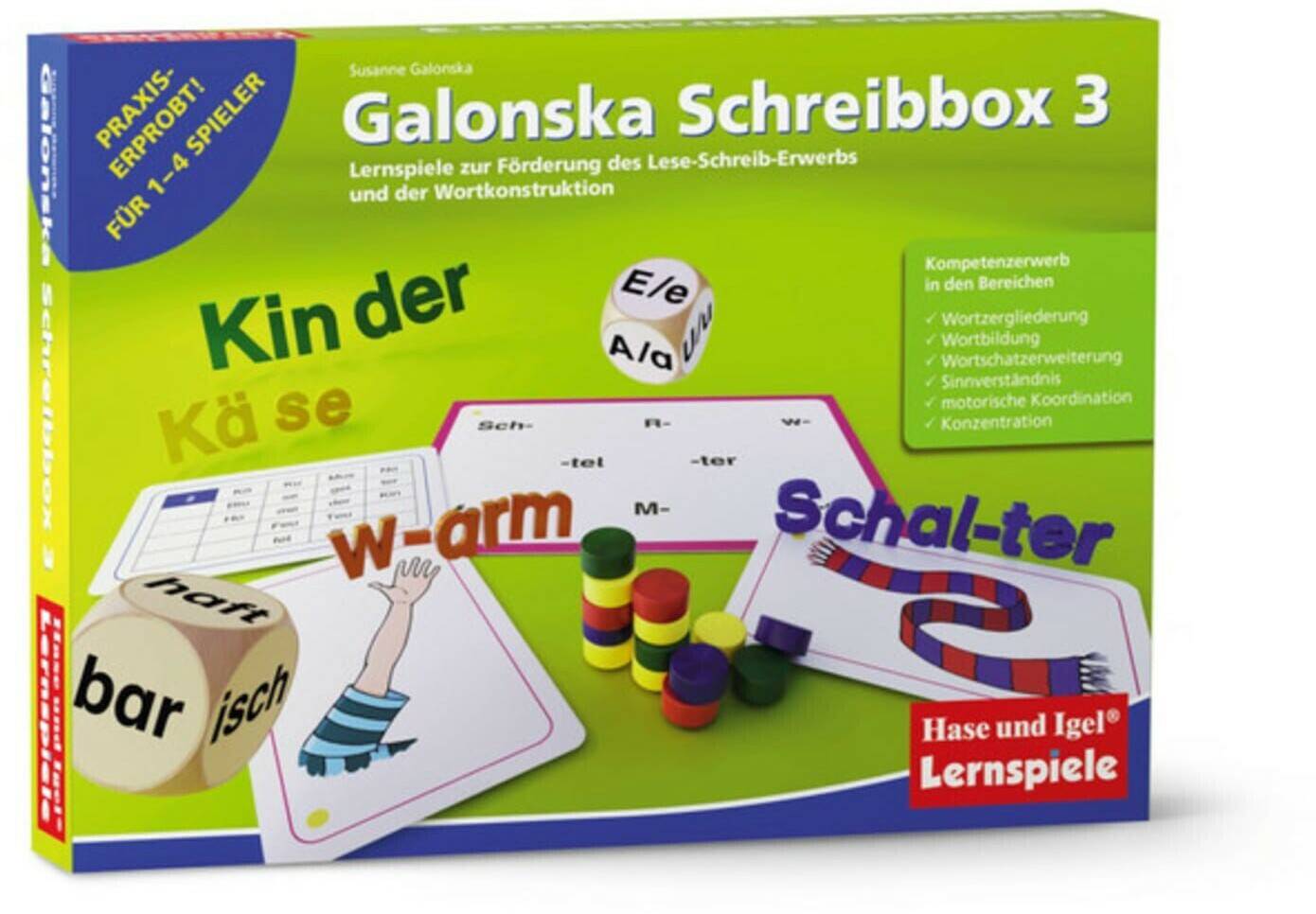 Hase und Igel Galonska Schreibbox 3 Lernspielzeuge