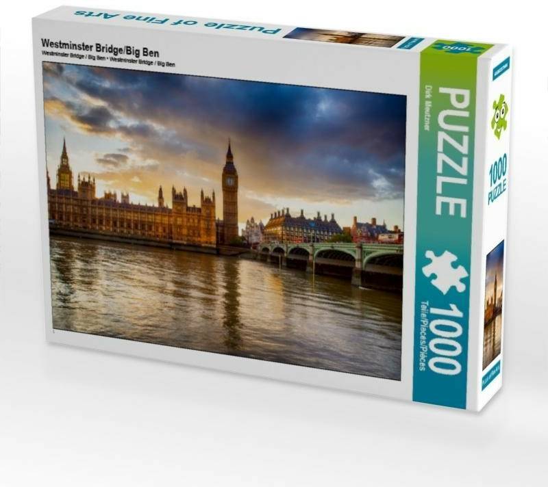 Puzzles Calvendo Westminster Bridge/Big Ben 1000 Teile [4056502078494]