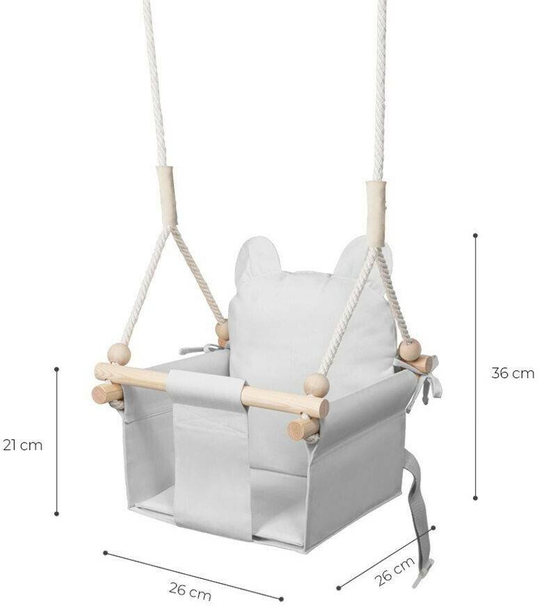 Schaukeln & Rutschen Mamoi Babyschaukel 36x26x26cmgrau