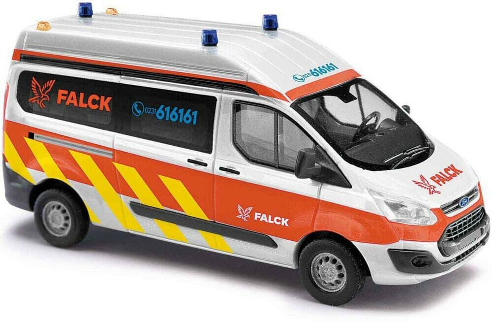 Busch Ford Transit Custom Bus Falck (52515) Modellfahrzeuge