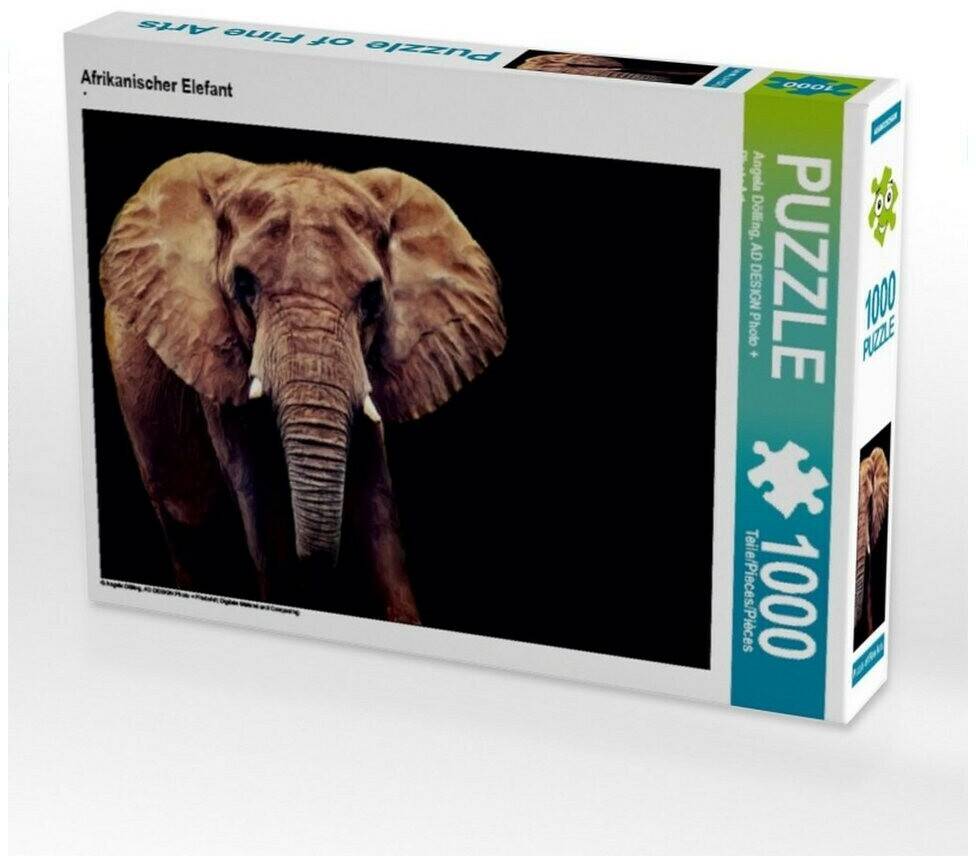 Calvendo Afrikanischer Elefant (1000 Teile) (702368) Puzzles