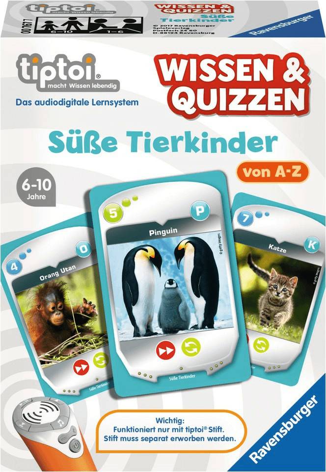 tiptoi Ravensburger tiptoi - Wissen & Quizzen: Süße Tierkinder (00767)