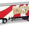 Herpa MAN TGA XXL Gardinenplanen-Sattelzug "Zirkus Charles Knie" (310154) Modellfahrzeuge