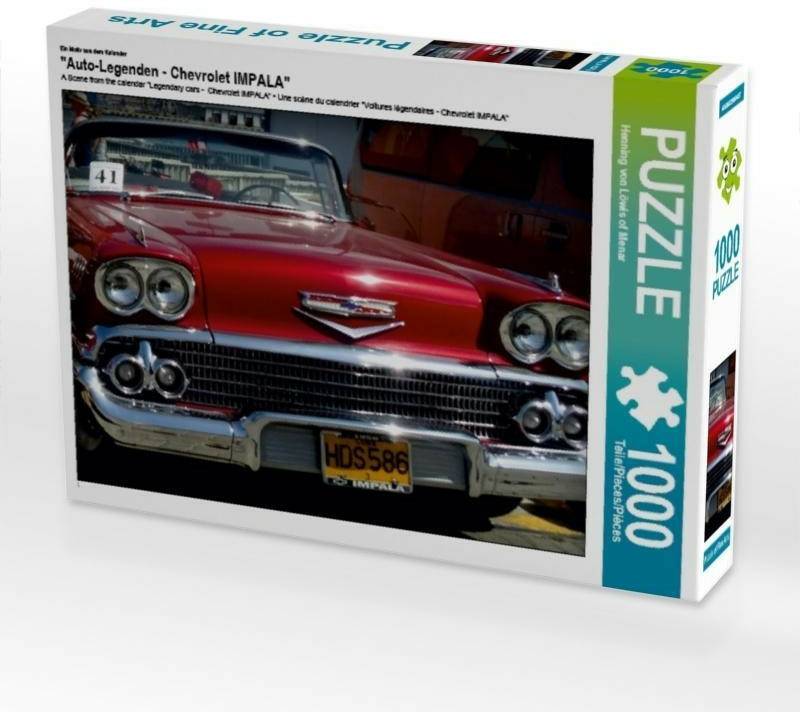 Puzzles Calvendo Auto-Legenden - Chevrolet Impala 1000 Teile [4056502990437]