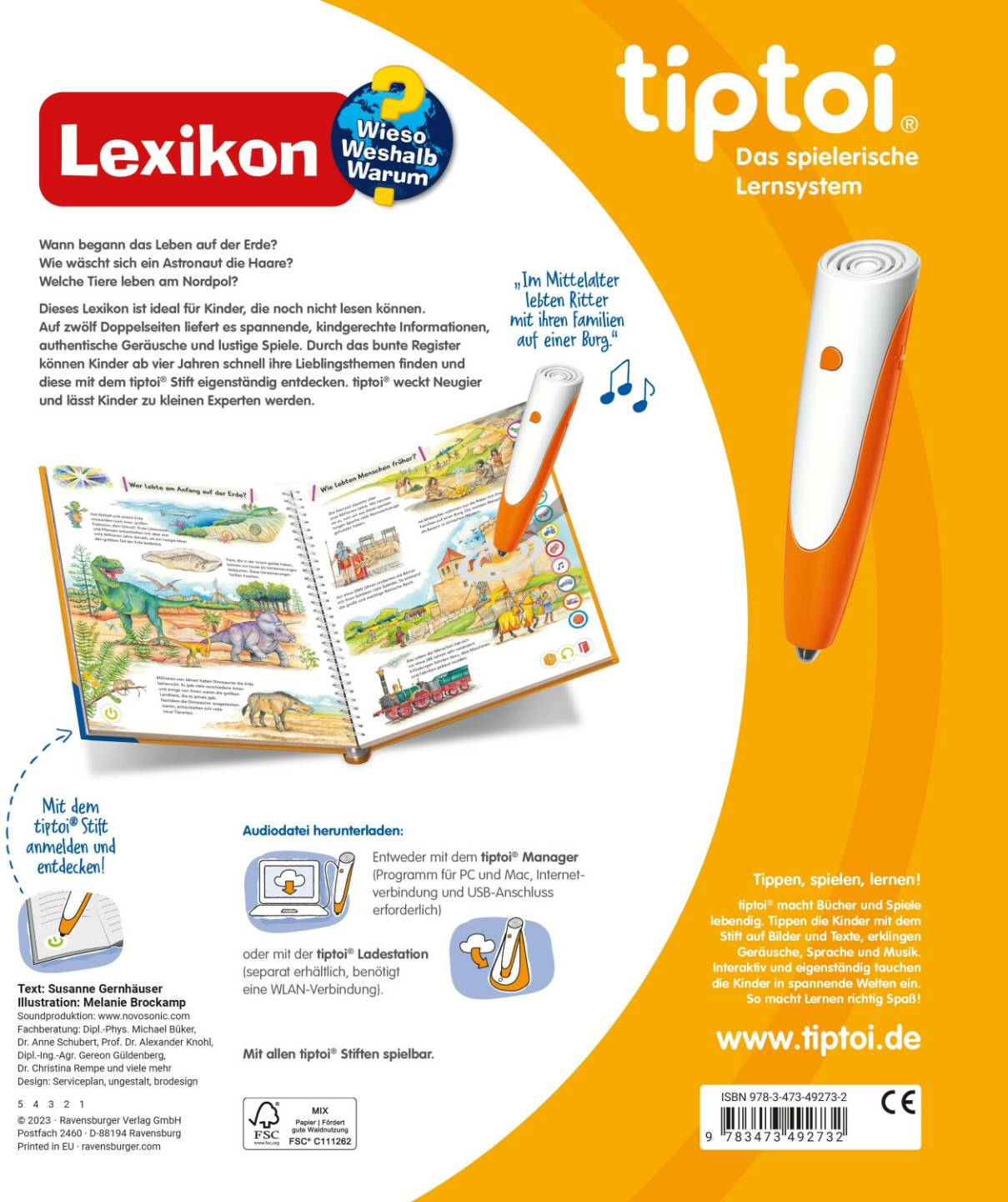 Ravensburger tiptoi - Wieso Weshalb Warum: Lexikon (49273) tiptoi