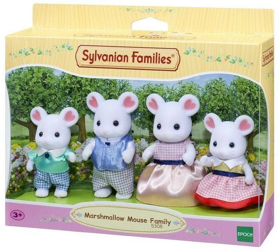 Sylvanian Families Marshmallow Mäuse Familie 5308 Sammelfiguren