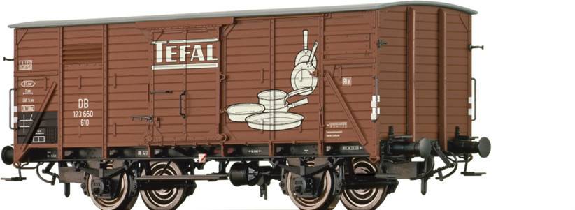 Brawa Gedeckter Güterwagen G10 „Tefal” der DB (49755) Modelleisenbahnen