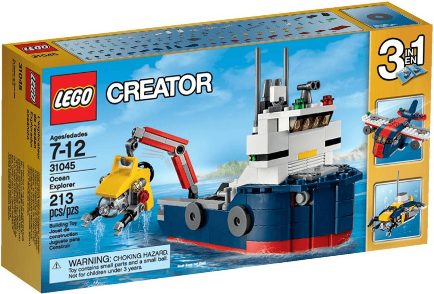 LEGO Creator - 3 in 1 Erforscher der Meere (31045) LEGO