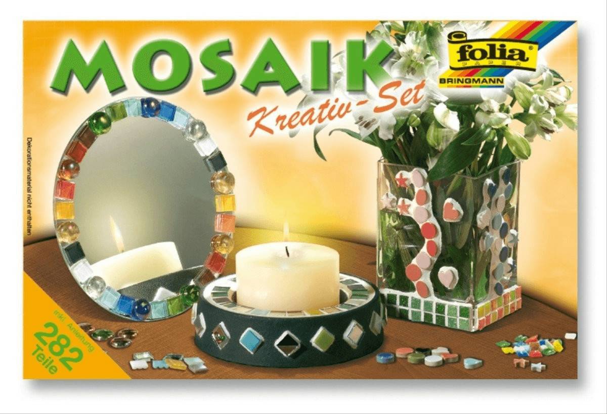 Folia Jumbo-Kreativ Mosaik-Set (575720) Bastelspiele