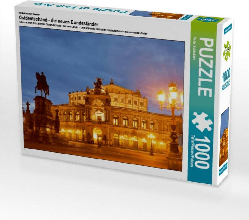 Calvendo Ostdeutschand - die neuen Bundesländer 1000 Teile Lege-Größe 64 x 48 cm Foto-Puzzle Bild von Schickert Peter Puzzles