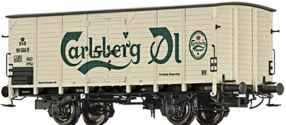 Modelleisenbahnen Brawa Bierwagen G10 Carlsberg der DSB (49066)