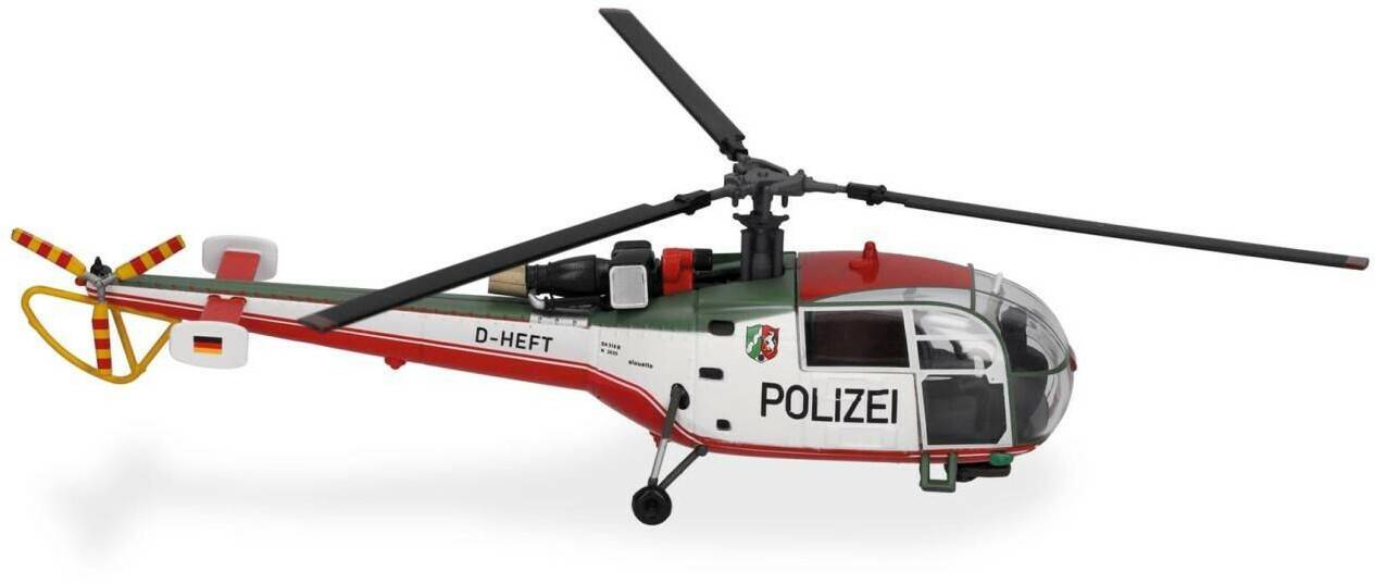 Herpa Polizeifliegerstaffel NRW Sud Aviation SA 31 1:72 (580762) Modellfahrzeuge