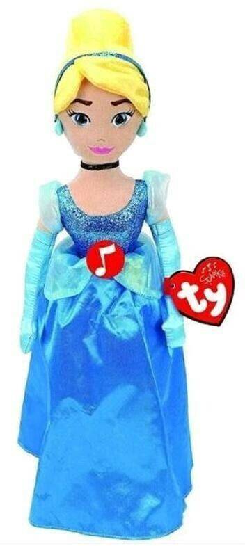 Ty Beanie Babies Licensed - Disney Prinzessin - Cinderelle mit Sound, med. Kuscheltiere