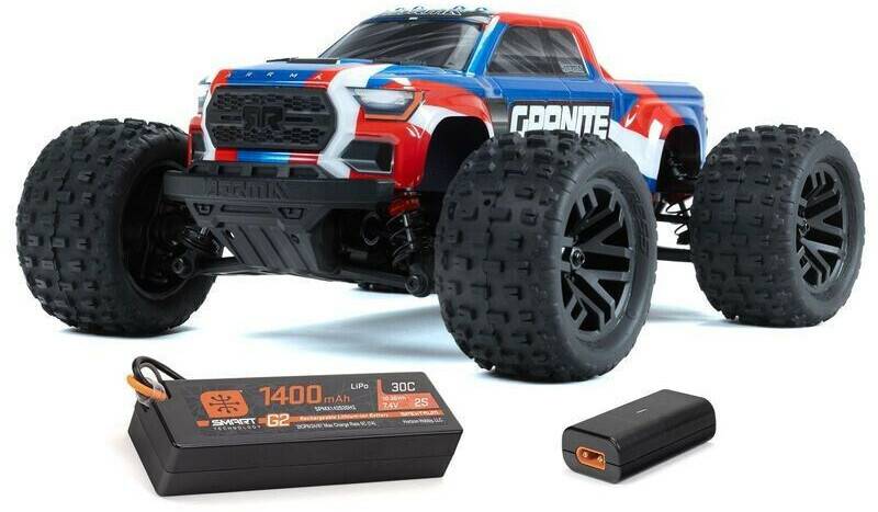 ARRMA Granite Grom 1/17 Mega 380 Brushed 4X4 Monster Truck RTRblue ARRMA Granite Grom 1/17 Mega 380 Brushed 4X4 Monster Truck RTR