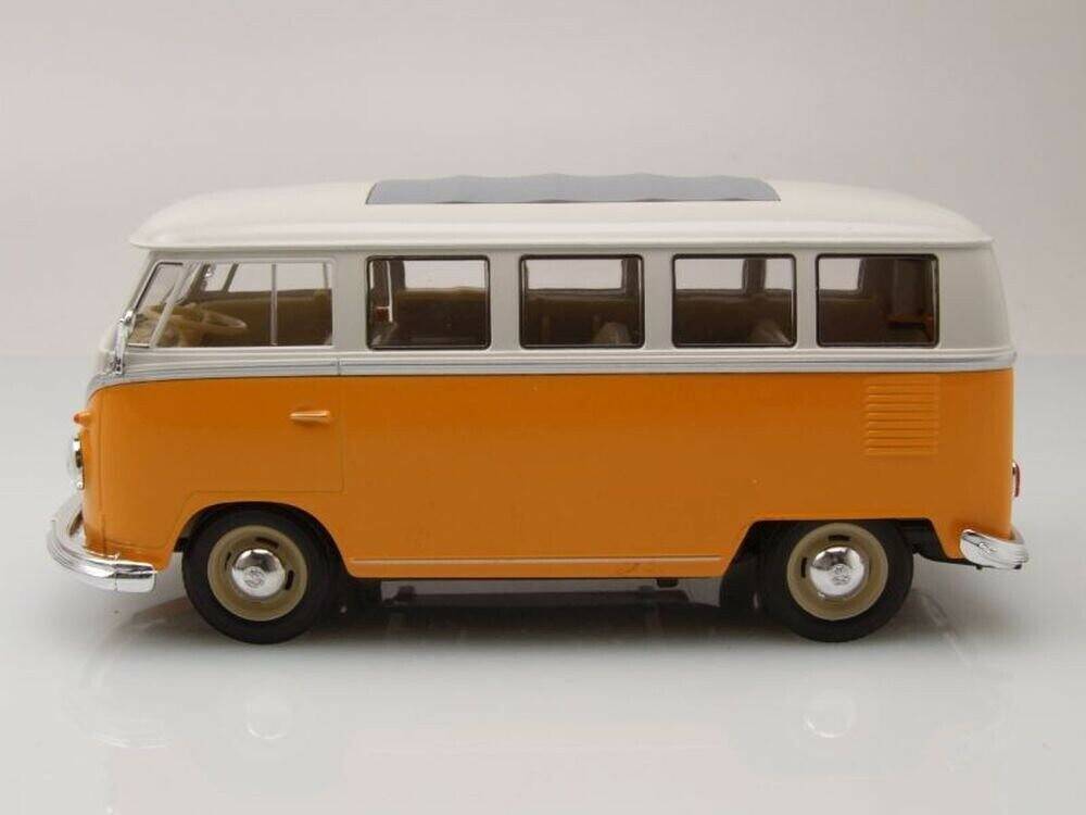 WELLY VW Classical Bus T1 1962 gelb/weiß Modellfahrzeuge