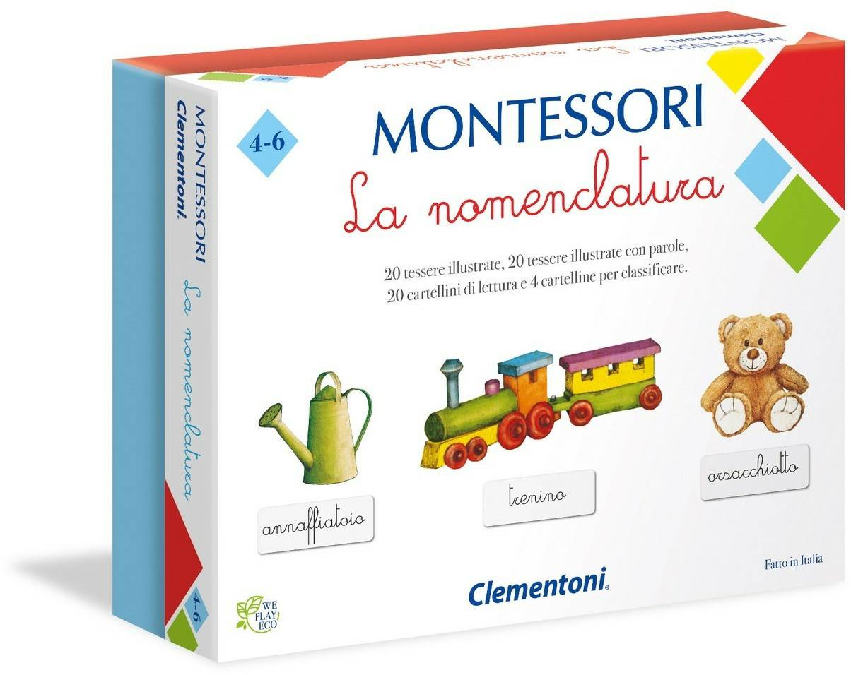 Clementoni Montessori - La nomenclatura (italian) Lernspielzeuge