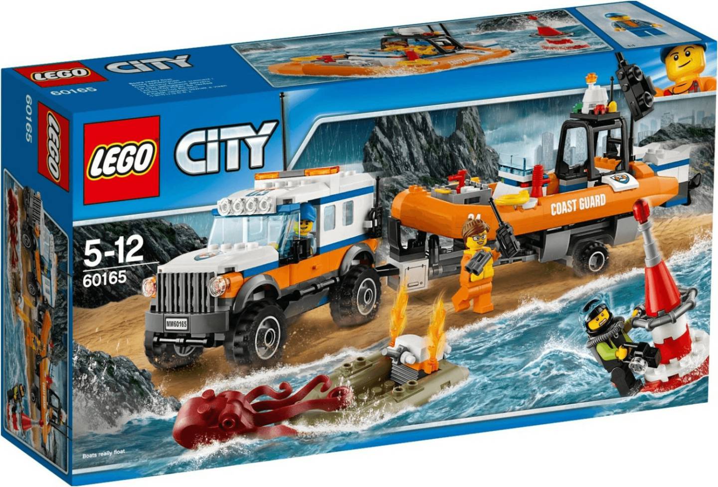 LEGO LEGO City - Geländewagen mit Rettungsboot (60165)