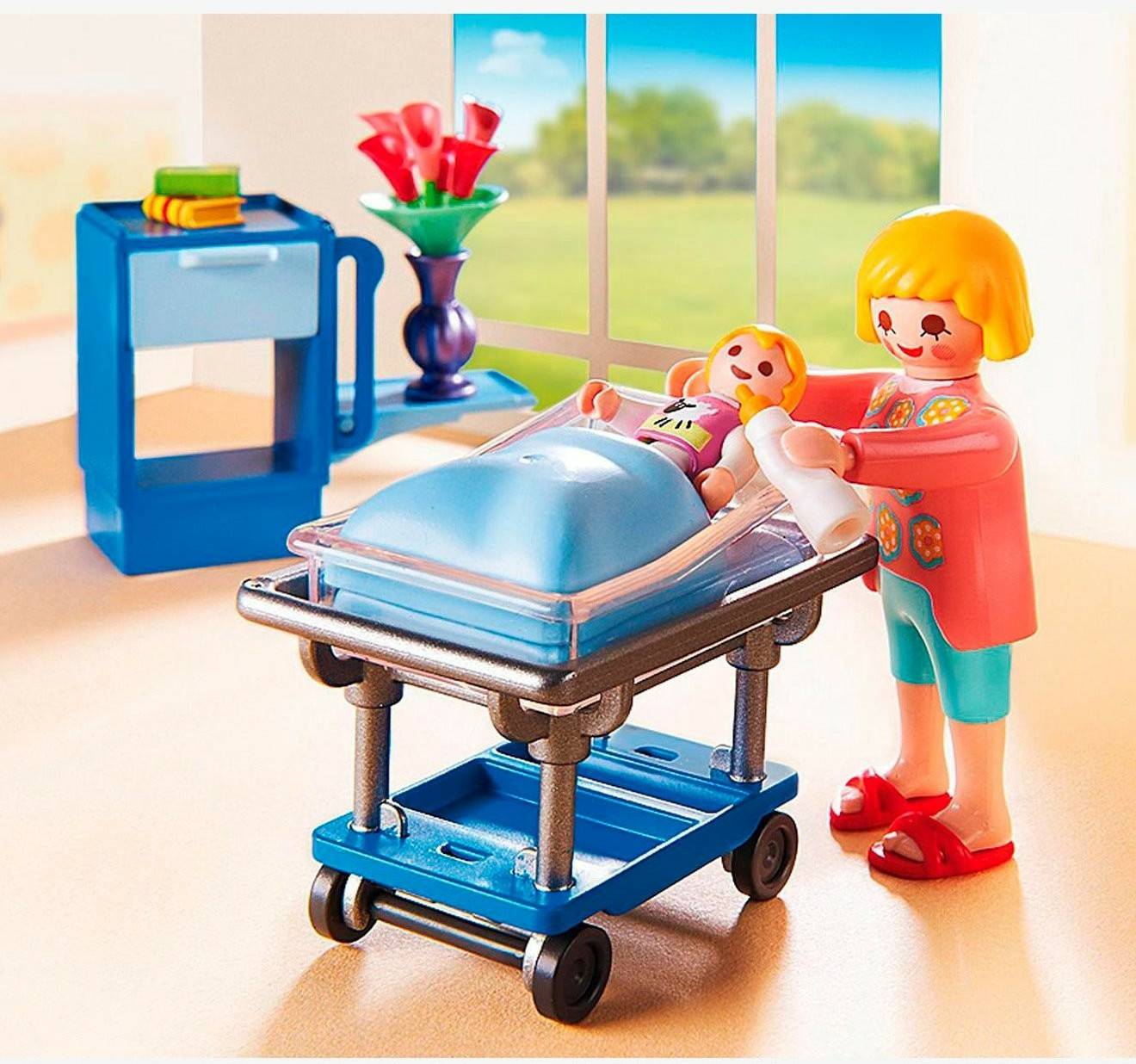 Playmobil Playmobil City Life - Krankenzimmer mit Babybett (6660)