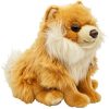 Kuscheltiere UNI-TOYS Zwergspitz 23cm beige/weiß