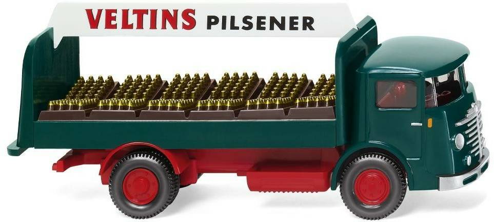 Modellfahrzeuge Wiking Getränke-Lkw (Büssing 4500) "Veltins", 1:87 (047602)