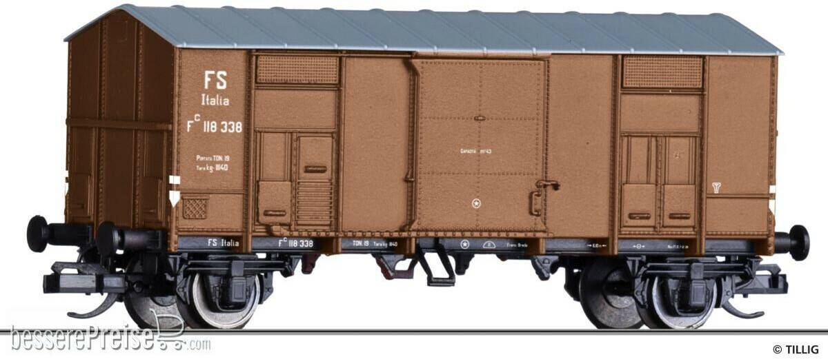 Tillig Gedeckter Güterwagen Fc, FS, Ep. II (14890) Modelleisenbahnen