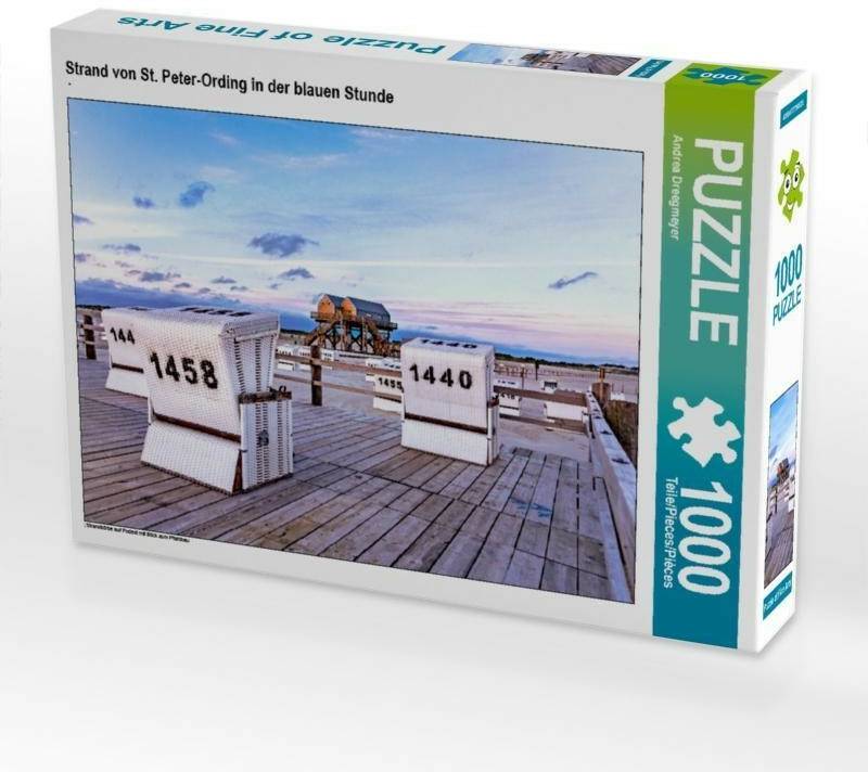 Calvendo Strand von St. Peter-Ording in der blauen Stunde 1000 Teile [4059477750525] Puzzles