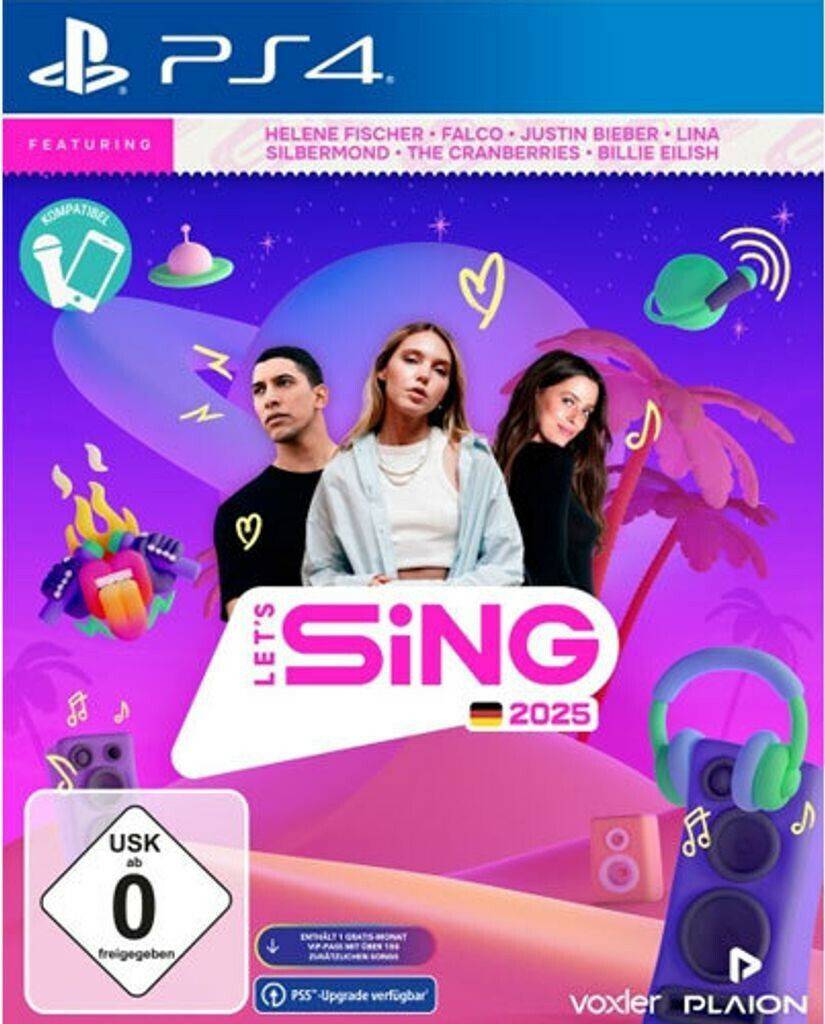 Let's Sing 2025 mit deutschen HitsPS4 PS4 Spiele