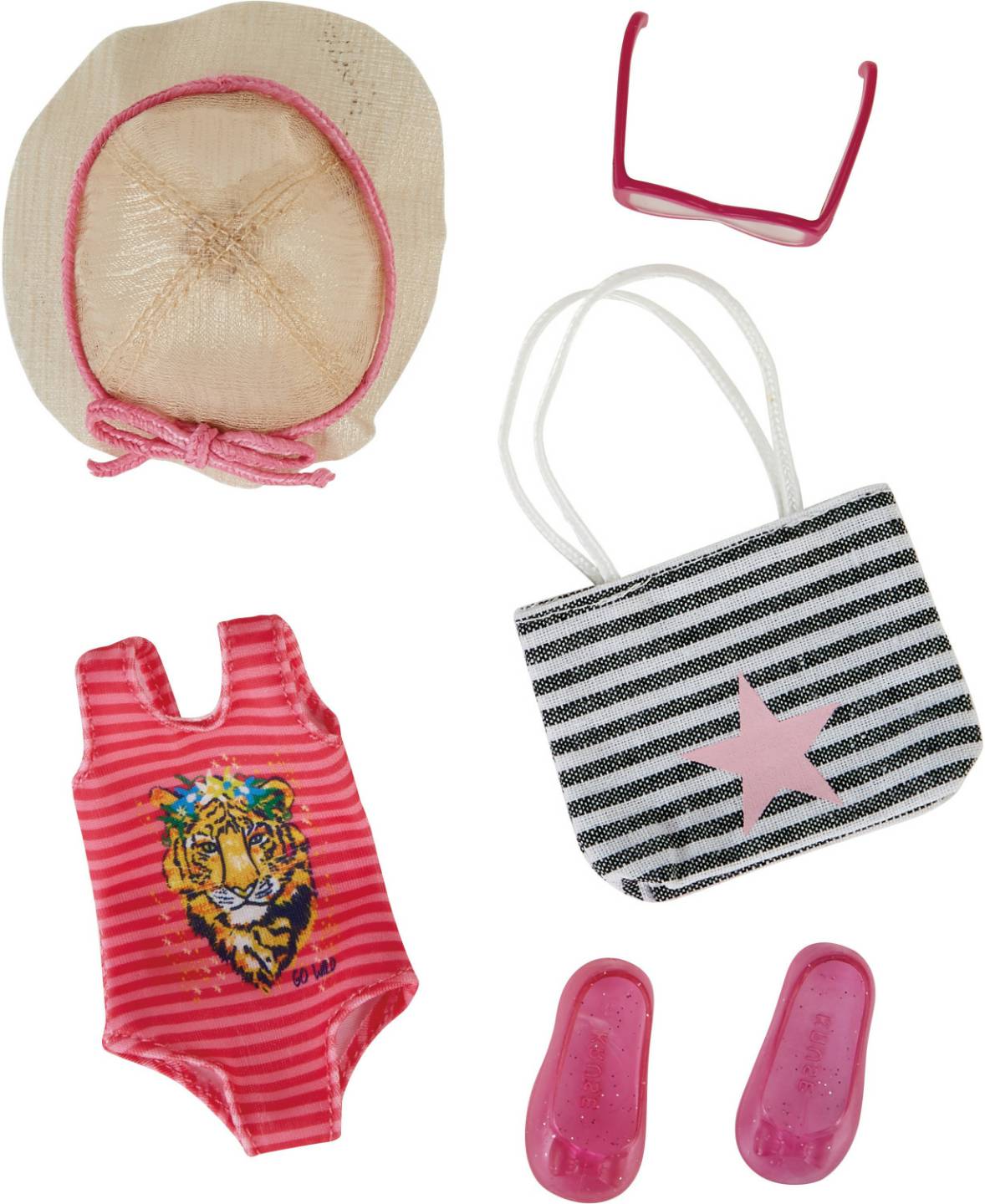 Puppen Käthe Kruse Strand-Party Outfit