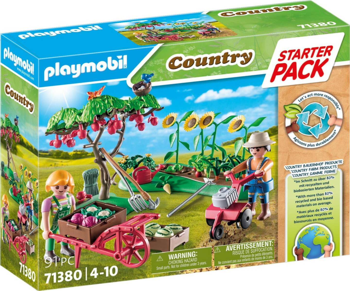 Playmobil Playmobil Country - Starter Pack Bauernhof Gemüsegarten (71380)