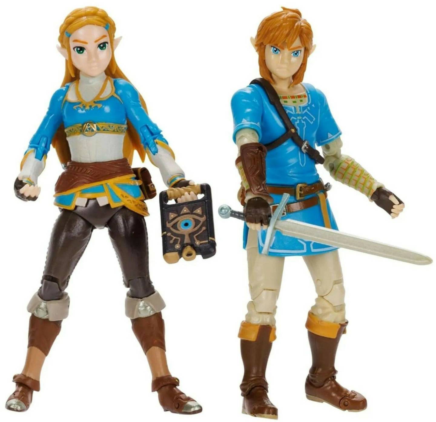 Bandai The Legend of Zelda 2er-Pack Prinzessin Zelda & Link 10cm Sammelfiguren