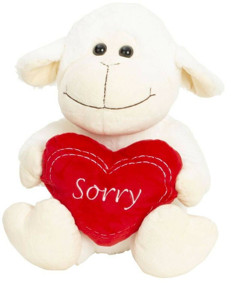 Lifestyle & More Schaf mit Herz „Sorry“ 30 cm (1239) Kuscheltiere