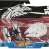 Hot Wheels Star Wars - EP Hero Vehicle vs. EP7 Villain Starfighter Basic (CGW95) Sammelfiguren