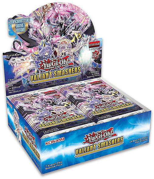 Konami YGO Valiant Smashers Display (24) Sammelkarten